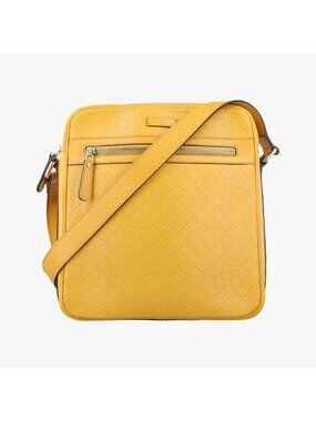 Gucci Diamante Yellow Leather Tote